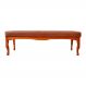 Puff Decorativo Recamier Imperial Couro Caramelo 1,40M