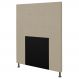 Cabeceira Cama Box Solteiro 90cm Safira Sintético I02 Bege - Mpozenato