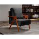 Poltrona Kiara Cor:Veludo Preto 410