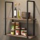 Kit 02 Prateleiras Decorativas Multiuso Industrial D01 Design Demolição - Lyam Decor