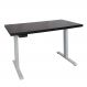 MESA COM REGULAGEM 1,50x70 BRANCO COM TAMPO PRETO