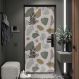 Adesivo de Porta Floral Contempôraneo-93X210Cm