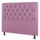 Cabeceira Cama Box Casal Queen Size Nice 160cm Suede Rosa - Desk Design