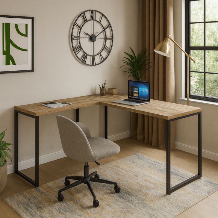 Mesa de Escritório Nikki II Carvalho 150 cm