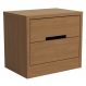 Mesa de Cabeceira 2 Gavetas 54 cm S822 Canela Kappesberg