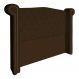 Cabeceira Sienna Casal Queen Luxo Suede Marrom