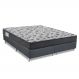 Cama Box Camurça I com Colchão Queen Espuma D33 Iso (18x158x198) Cinza e Grafite