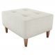 Puff Para Sala Piva 62 cm Tecido Boucle F492 Natural Milani Store
