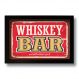 Quadro Decorativo Vintage Bar Whiskey 33x43 cm