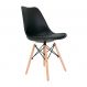 Cadeira de Jantar Eames Saarinen Leda Preta
