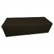 Calçadeira Recamier Baú Solteiro 90cm Juliana Para Cama Box Suede Marrom - DS Estofados