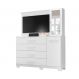 Cômoda com Painel para TV Ilhabela 2 PT 4 GV Branca