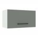 Armário de Cozinha Aéreo 60 cm 1 Porta Basculante Branco/Cinza Agata Madesa