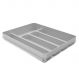 Separador Porta Talheres com Tampa Organizador de Gaveta Multiuso Logic Branco