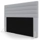 Cabeceira Cama Box Casal Queen 160cm Rubi W01 Linho Cinza - Mpozenato