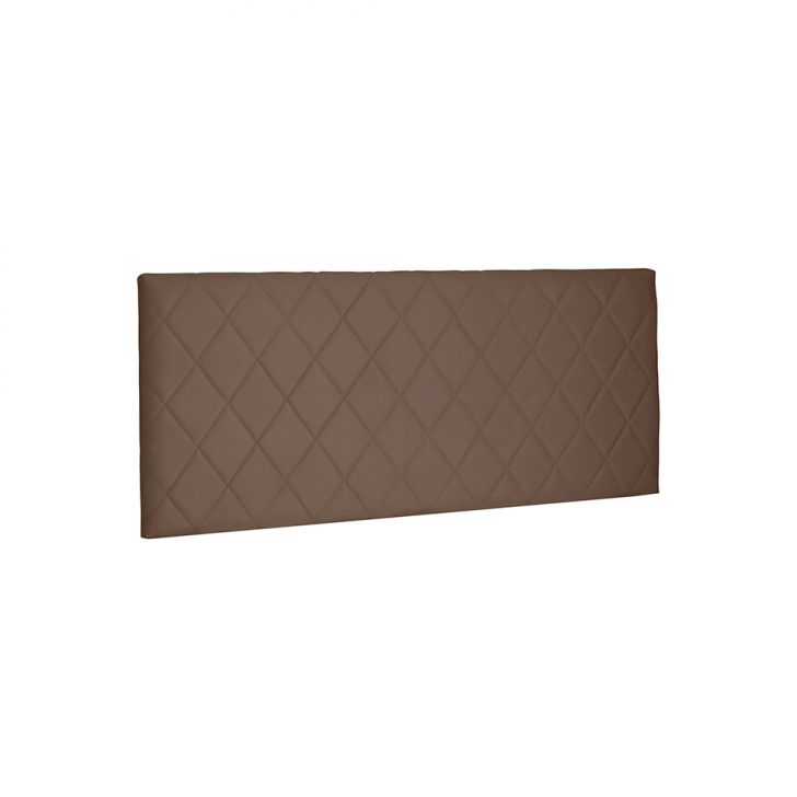 Painel para Cama Box King Esmeralda Suede Caramelo