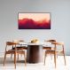 Quadro Horizonte Red Mountain 100x50 Filete Preto