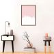 Quadro Tinta Rose 43x30 Caixa Marrom