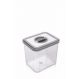 Pote Retangular Transparente Trava Inteligente 1,8l 12x15x14