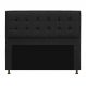 Cabeceira Copenhague 160 cm Queen Size Suede Preto - Amarena Móveis