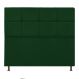 Cabeceira Estofada Damares 160 cm Queen Size Com Botonê Suede Verde - Amarena Móveis