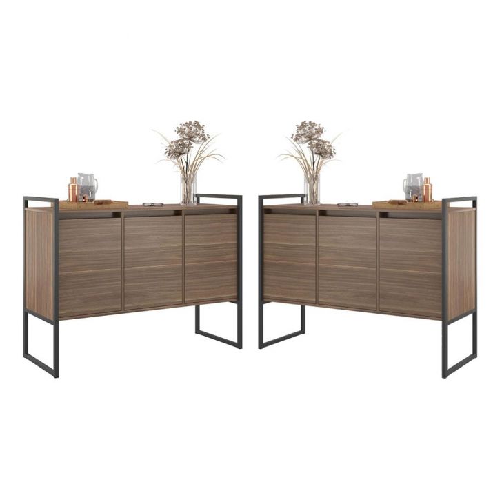 Armario Industrial 3 Portas Affara Conjunto 2 Peças