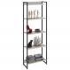 Estante Livreiro Multiuso Dynamica Industrial 60cm 5 Prateleiras C08 Snow - Mpozenato