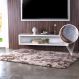 Tapete Fluffy para Sala 100% Poliester 140x200cm Taupe Mescla