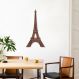 Quadro Escultura Torre Eiffel Paris 200x98 Marrom