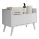 Gabinete Armário Banheiro 60cm Retrô Multimóveis V3624 Branco