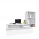 Escrivaninha Suspensa Lilac 135cm Branco Fosco Colibri Moveis
