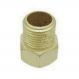 Aumento Prolongador Curto Conexão Extensor Rosca 1/2 Dourado