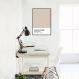 Quadro Color Card Bleached Sand 100x70 Filete Preto
