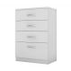 Cômoda 04 Gavetas Astral Branco Demobile