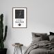 Quadro Gênero Musical Heavy Metal 86x60 Caixa Marrom Branco