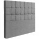 Cabeceira Casal 138 cm Lots Veludo Cinza Soon