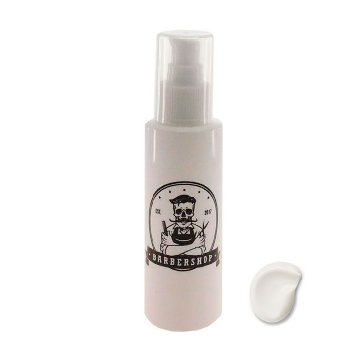 Borrifador Porta Creme Shampoo Viagem Barbearia Shop 15x15x4