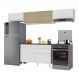 Armário de Cozinha Compacta 260cm Veneza Multimóveis V3698 Branco