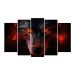 Kit Quadro Decorativo Animais Para Sala de Estar 128x72cm A205 - Pallazio