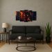 Kit Quadro Decorativo Animais Para Sala de Estar 158x90cm A61 - Pallazio
