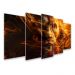 Kit Quadro Decorativo Animais Para Sala de Estar 73x39cm A115 - Pallazio