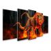 Kit Quadro Decorativo Animais Para Sala de Estar 73x39cm A157 - Pallazio