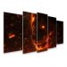 Kit Quadro Decorativo Animais Para Sala de Estar 73x39cm A67 - Pallazio