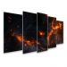 Kit Quadro Decorativo Animais Para Sala de Estar 73x39cm A73 - Pallazio