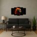 Kit Quadro Decorativo Animais Para Sala de Estar 78x42cm A199 - Pallazio