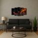 Kit Quadro Decorativo Animais Para Sala de Estar 78x42cm A73 - Pallazio
