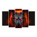Kit Quadro Decorativo Animais Para Sala de Estar 78x42cm A85 - Pallazio