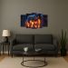 Kit Quadro Decorativo Animais Para Sala de Estar 88x48cm A133 - Pallazio