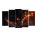 Kit Quadro Decorativo Animais Para Sala de Estar 88x48cm A73 - Pallazio