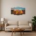 Kit Quadro Decorativo Animais V2 Para Sala de Estar 108x60cm A151 - Pallazio